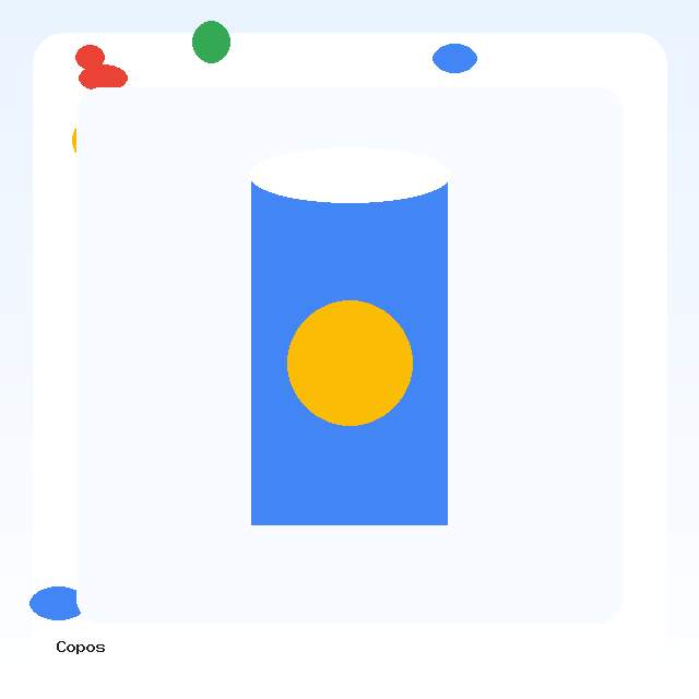 Copos personalizados coloridos